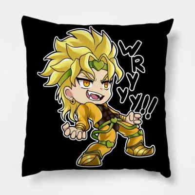 Jojo’s Bizarre Adventure Dio Wryyy Throw Pillow