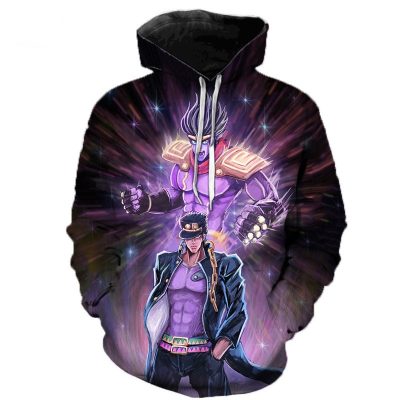 Cool Jojo’s Bizarre Adventure 3D Printed Hoodie