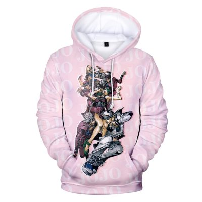 Streetwear Creative Jojo’s Bizarre Adventure 3D Printed Hoodie