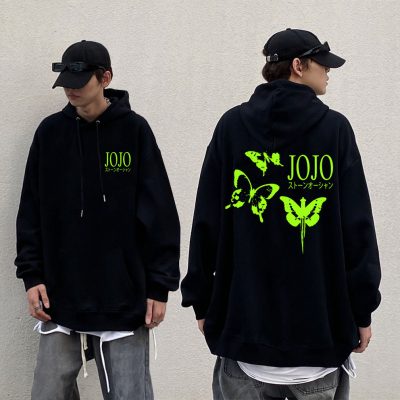 Green Butterfly Jojo’s Bizarre Adventure Hoodie