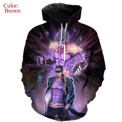 Oversized Jojo’s Bizarre Adventure 3D Printed Hoodie