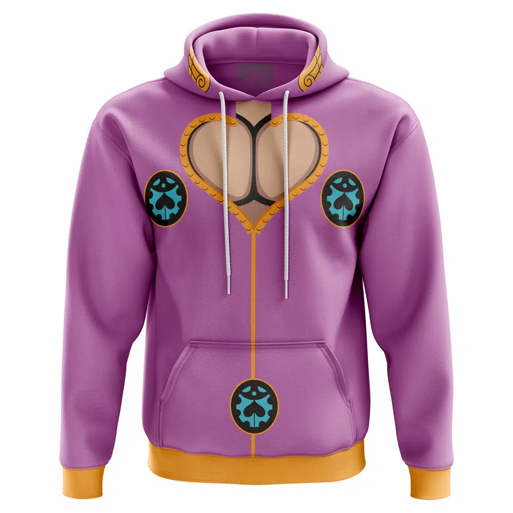 Giorno Giovanna Anime Jojo’s Bizarre Adventure Hoodie