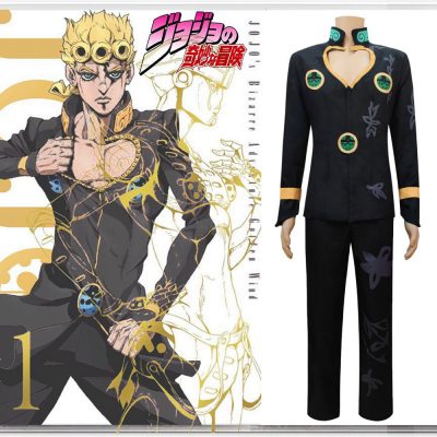 Set Giorno Giovanna Cosplay JoJo Bizarre Adventure