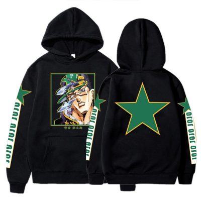 Kujo Jotaro Harajuku Casual Jojo’s Bizarre Adventure Hoodie
