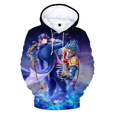 Jojo’s Bizarre Adventure Autumn 3D Printed Hoodie