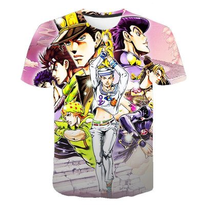 Jojo’s Bizarre Adventure 3D Printed T-shirt