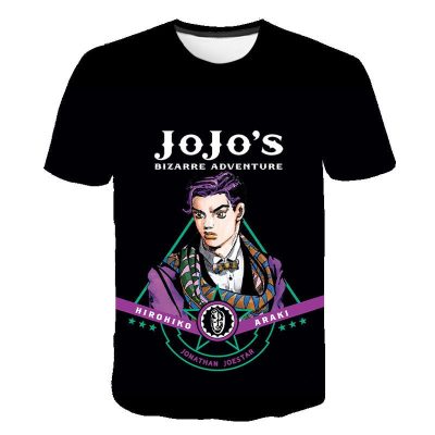 Unisex Harajuku Jojo’s Bizarre Adventure 3D Printed T-shirt