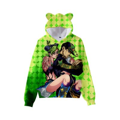 Stone Ocean Pullover Jojo’s Bizarre Adventure 3D Printed Hoodie