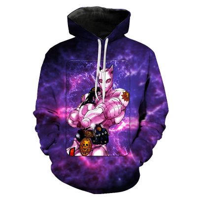 Casual Pullover Jojo’s Bizarre Adventure 3D Printed Hoodie