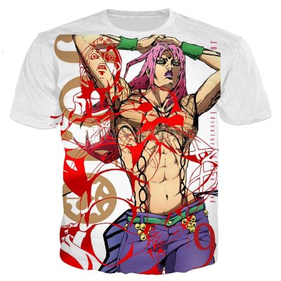 Unisex Jojo’s Bizarre Adventure 3D Printed T-shirt
