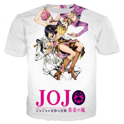Jojo’s Bizarre Adventure Unisex Harajuku 3D Printed T-shirt