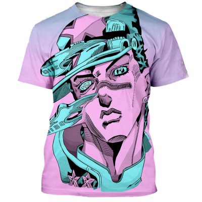 New Jojo’s Bizarre Adventure 3D Printed T-shirt