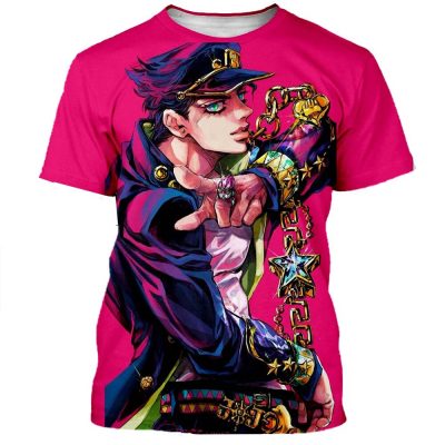 Summer Jojo’s Bizarre Adventure 3D Printed T-shirt