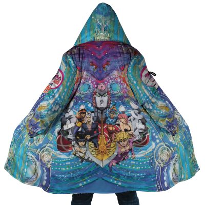 Trippy Golden Wind Squad JJBA Dream Cloak Coat