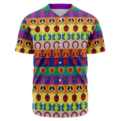 JJBA Symbol Pattern Baseball Jersey