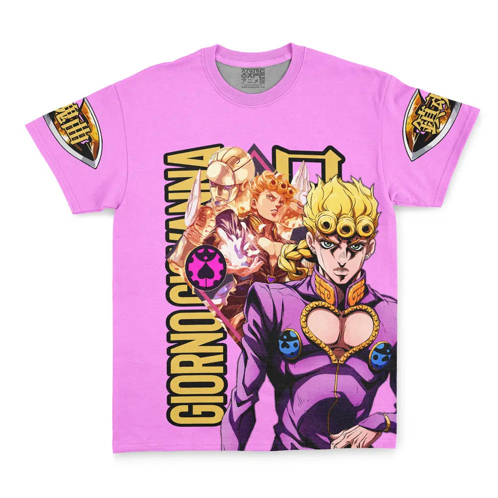 Giorno Giovanna Jojo’s Bizarre Adventure Streetwear T-Shirt