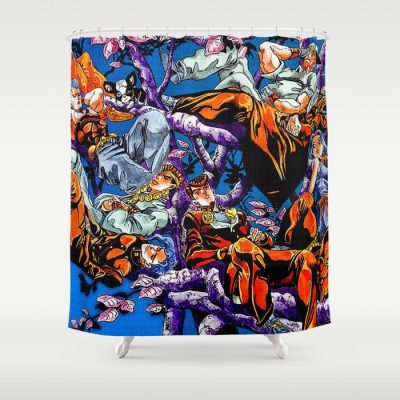 Phantom Blood Bath Jojo’s Bizarre Adventure Shower Curtain