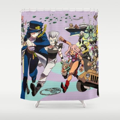 Jojo’s Bizarre Adventure Hamon Hydration Shower Curtain
