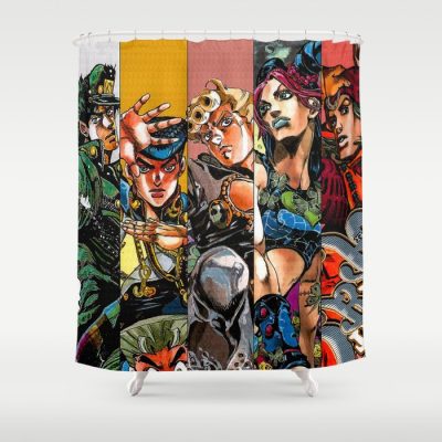 Jojo’s Bizarre Adventure Chopter Shower Curtain
