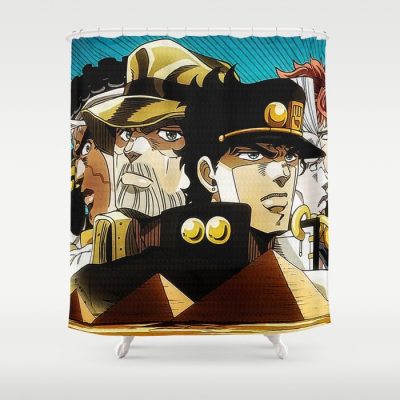 Jojo’s Bizarre Adventure Stone Ocean Soak Shower Curtain