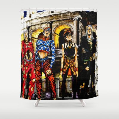 Joestar Jojo’s Bizarre Adventure Shower Curtain