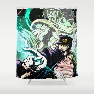 King Crimson Jojo’s Bizarre Adventure Shower Curtain