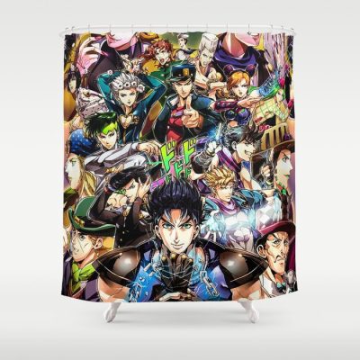 The Best Jojo’s Bizarre Adventure Shower Curtain