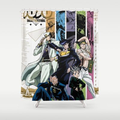 Jojo’s Bizarre Adventure New Arrival Shower Curtain