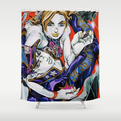 Jojo’s Bizarre Adventure Stone Free Stream Shower Curtain
