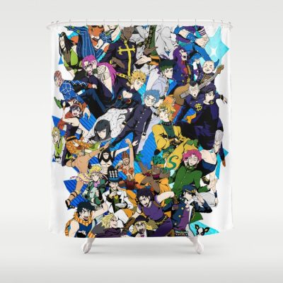 Jotaro’s Jetstream Jojo’s Bizarre Adventure Shower Curtain