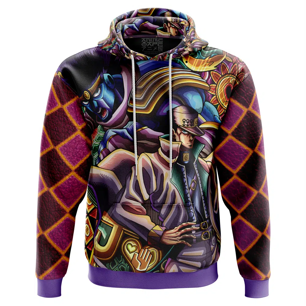 Trippy Jotaro Kujo JoJo’s Bizarre Adventure Hoodie