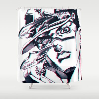 Jotaro Kujo Jojo’s Bizarre Adventure Shower Curtain
