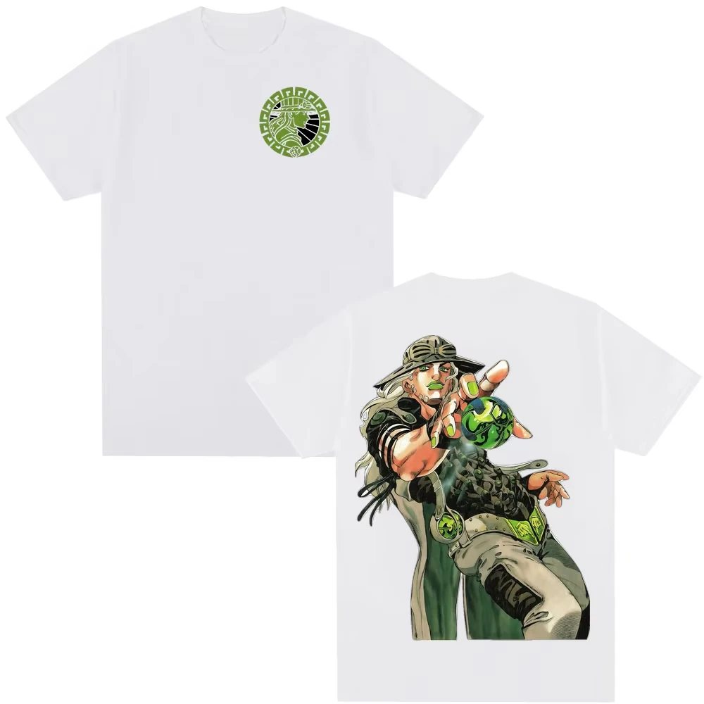 Anime JoJo Bizarre Adventure STEEL BALL RUN Gyro Zeppeli PTTT0804 T Shirts