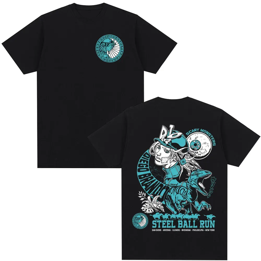 Anime Jojo Bizarre Adventure STEEL BALL RUN Diego Brando PTTT0704 T-shirt