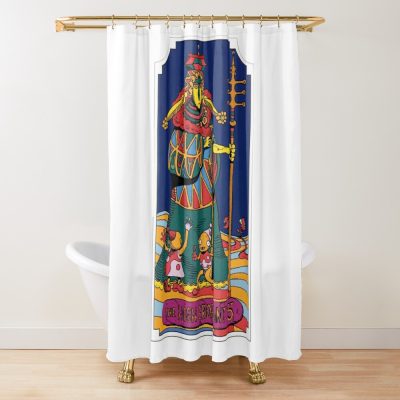 JJBA Tarot – 05 The High Erophant Shower Curtain