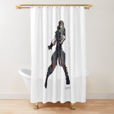 Jojo’s Bizarre Adventure Human Fighter Shower Curtain