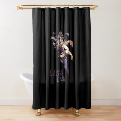 Jojo’s Bizarre Adventure Lisa Sticker Shower Curtain