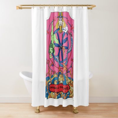 JJBA Tarot – Wheel Of Fortune 10 Shower Curtain