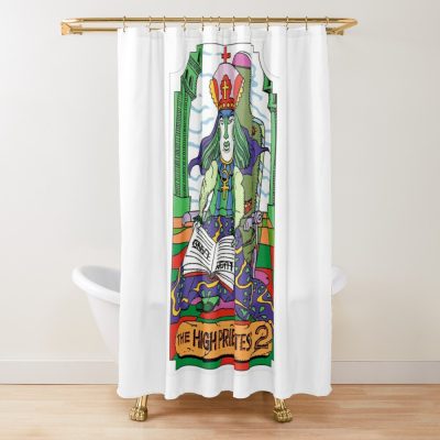 JJBA Tarot – 02 The High Priestess Shower Curtain