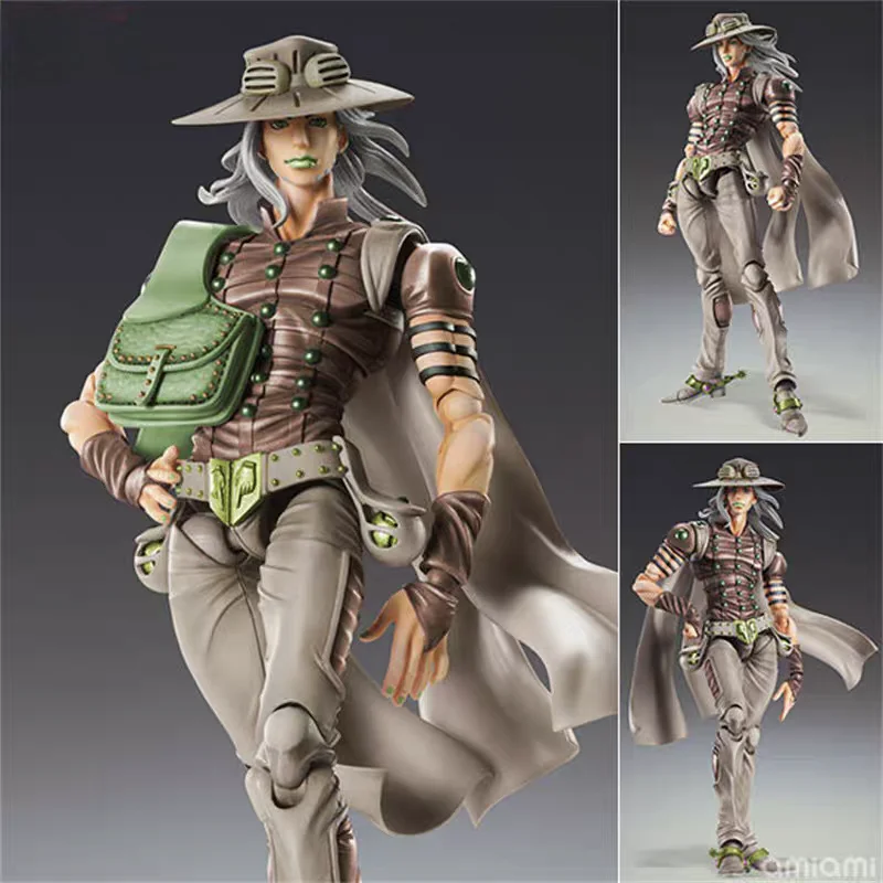 Super Action Statue Bizarre Adventure Steel Ball Run Gyro Zeppeli PTTT0605 Decoration Figure