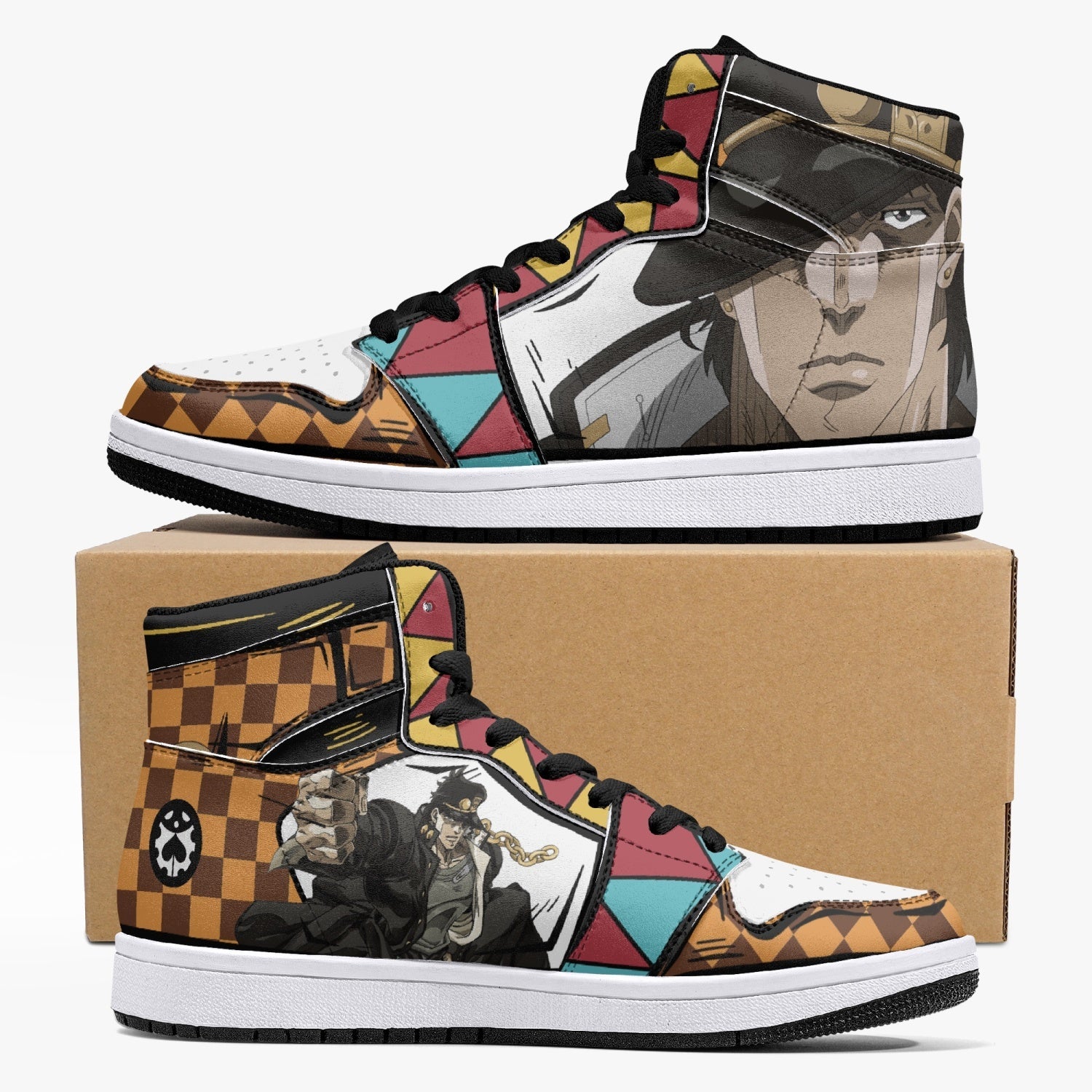 Jotaro Kujo JoJo’s Bizarre Adventure Mid 1 Basketball Shoes